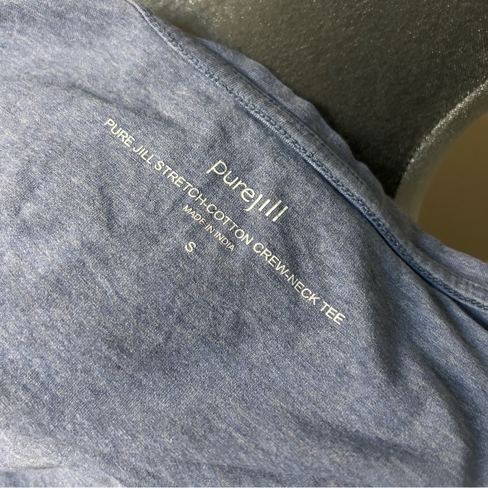 Women's Blue Long Sleeve Top - Picture 4 of 6